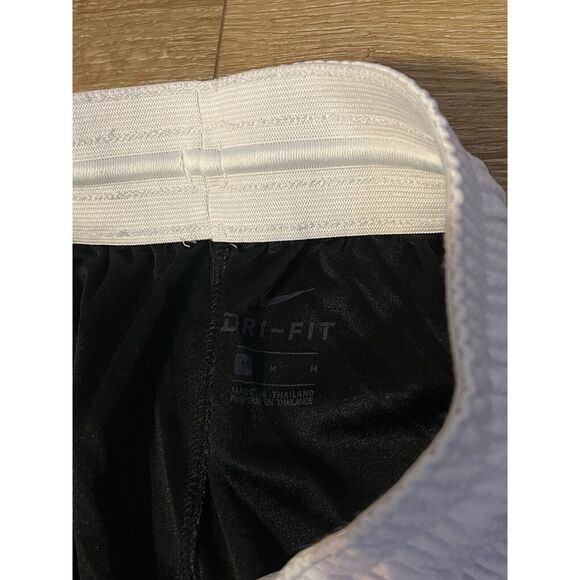 Nike Mens Black Athletic Basketball Shorts Dri-Fit Size Medium Large Nike Swoosh - Picture 3 of 3